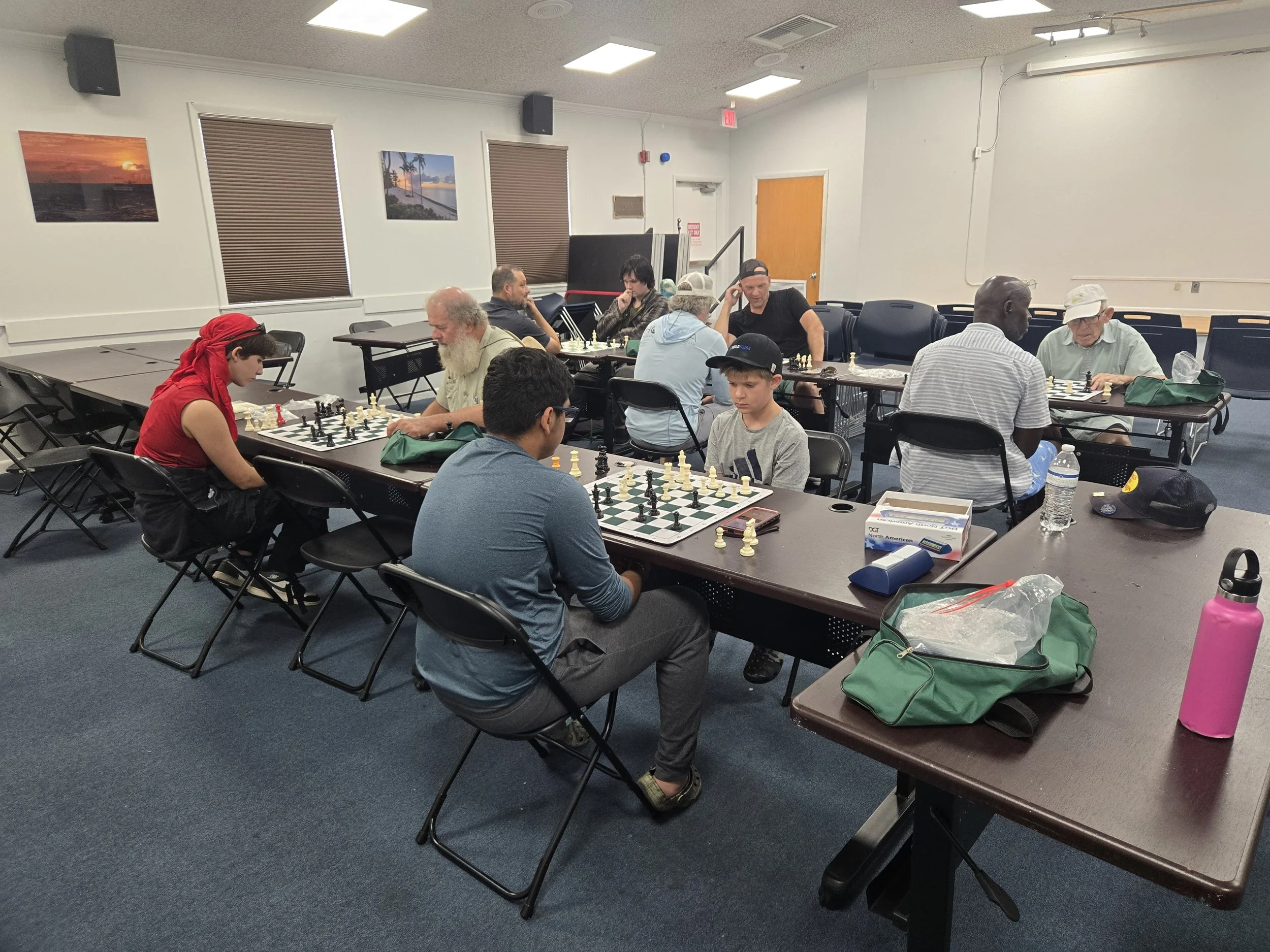 Local chess play in Key West, FL