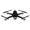 An icon of a drone quadcopter