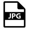 Icon of a JPG file format