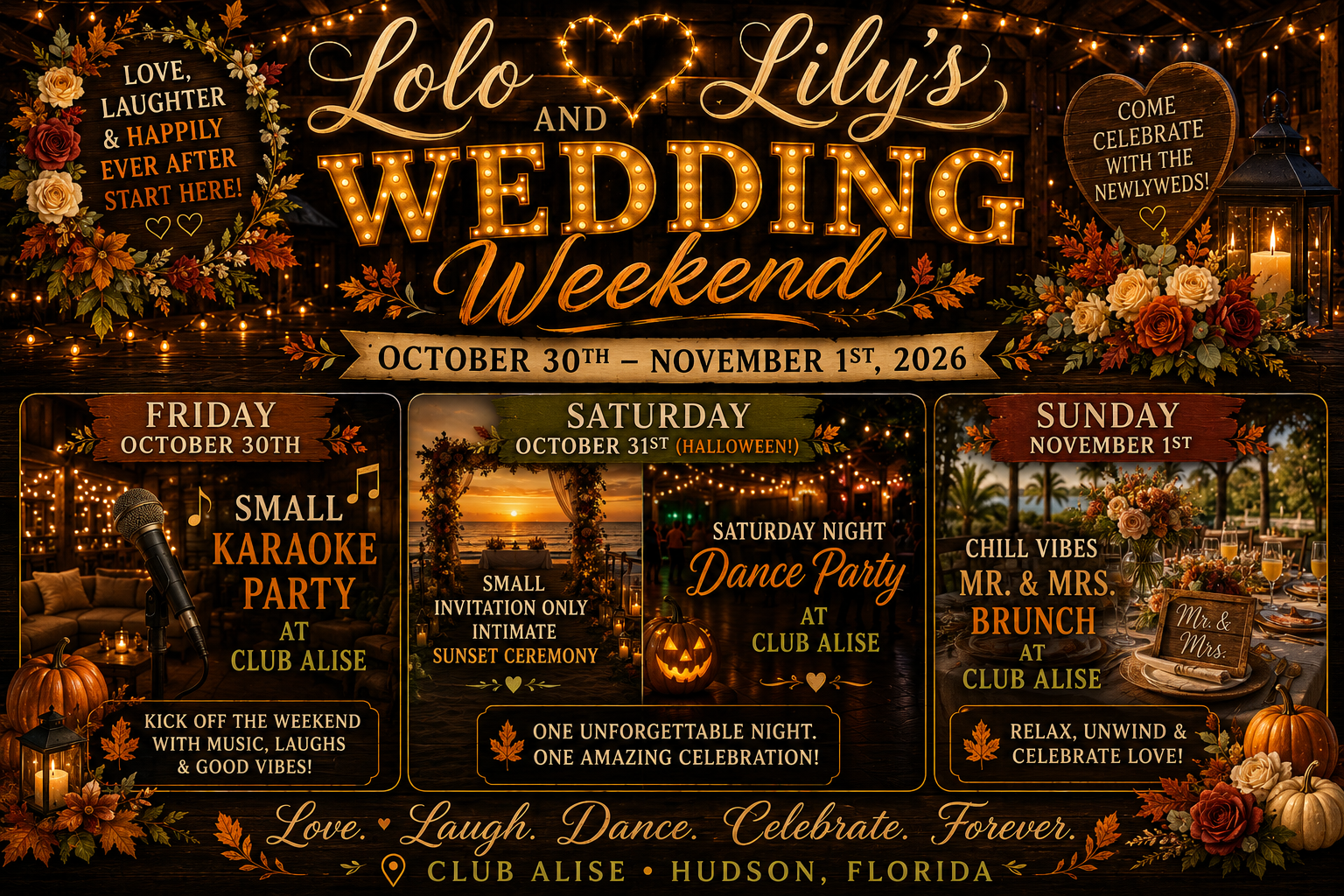 LOLO & LILY's Wedding Weekend
