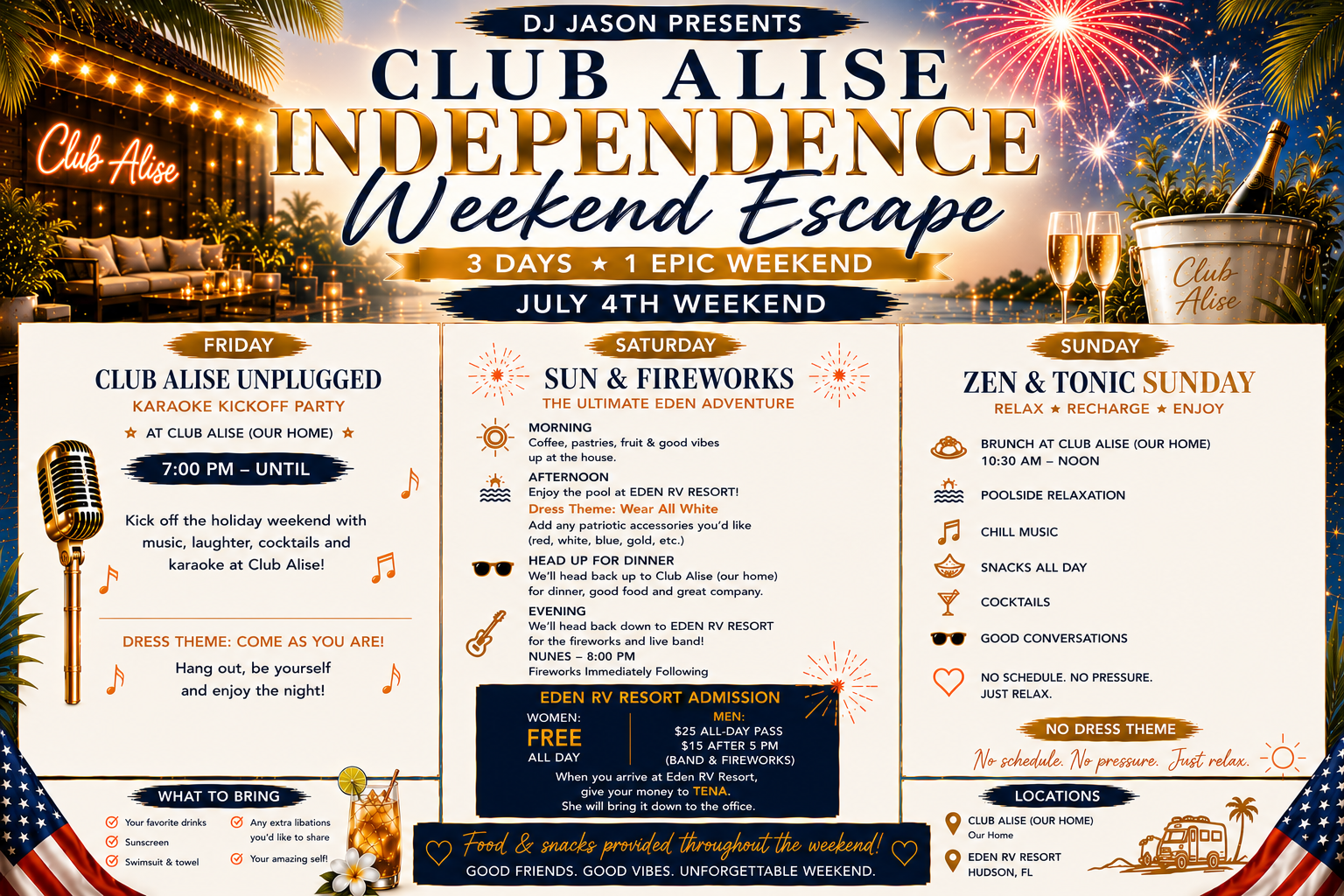 Independence Weekend Escape