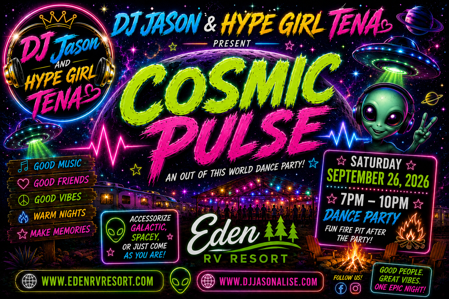 COSMIC PULSE DANCE PARTY