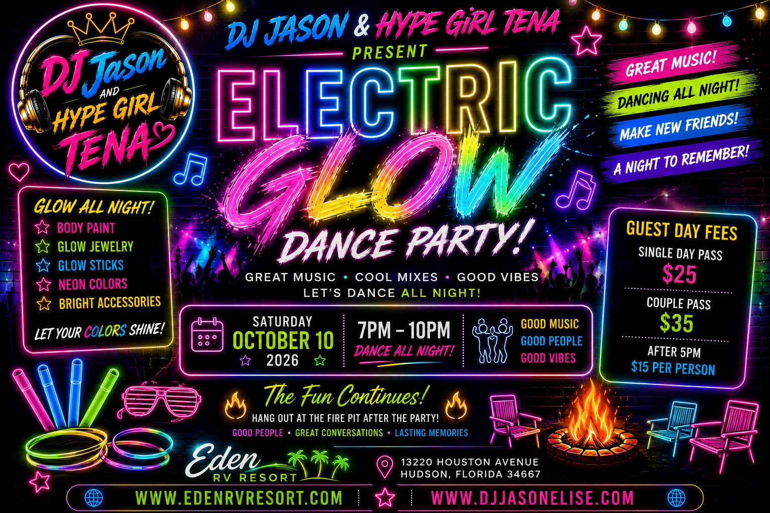Electric Glow Dance Party