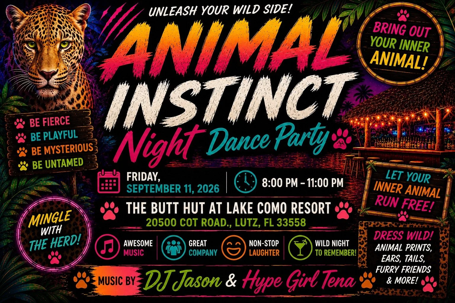 Animal Instinct Night - Dance Party