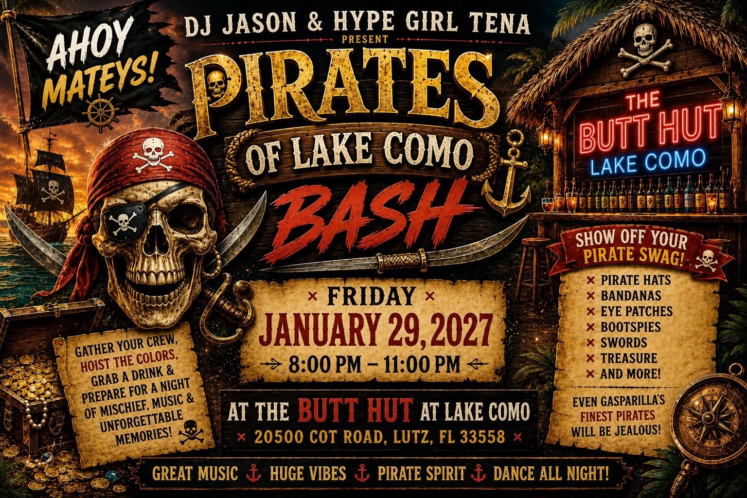 Pirates of Lake Como Bash