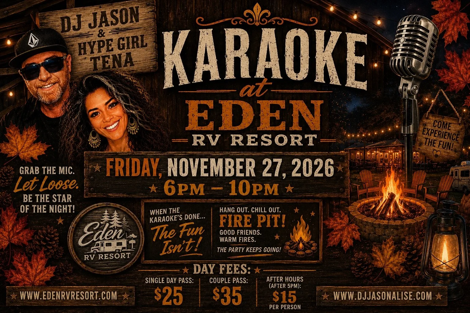 Karaoke- Eden RV Resort