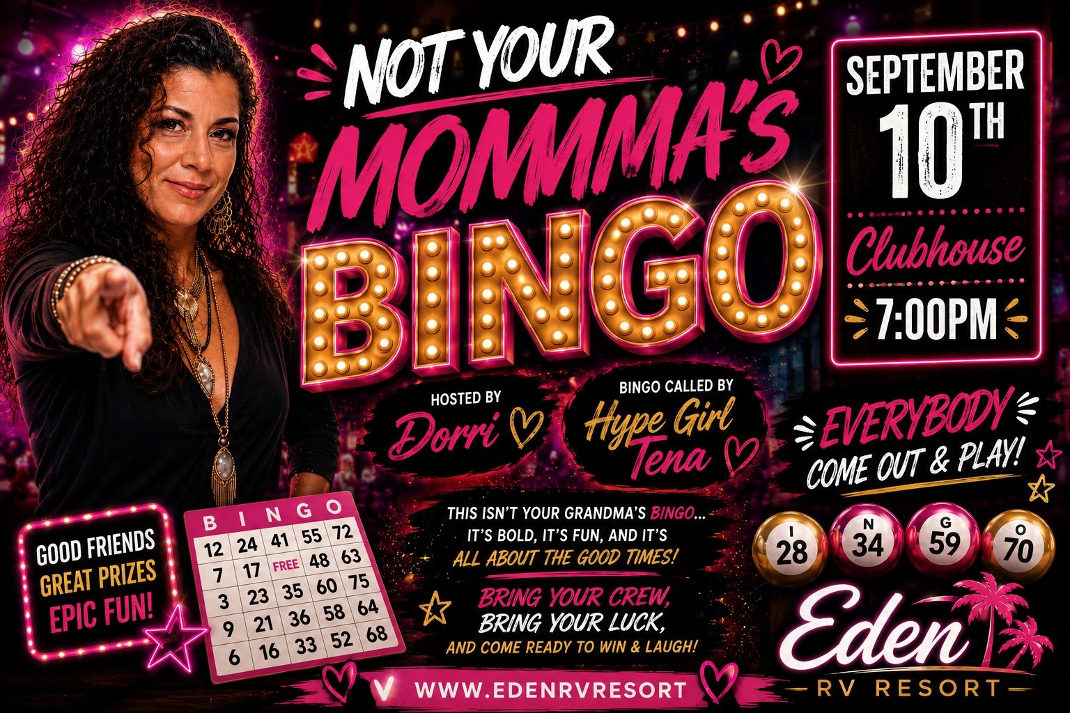 Not Your Momma's Bingo
