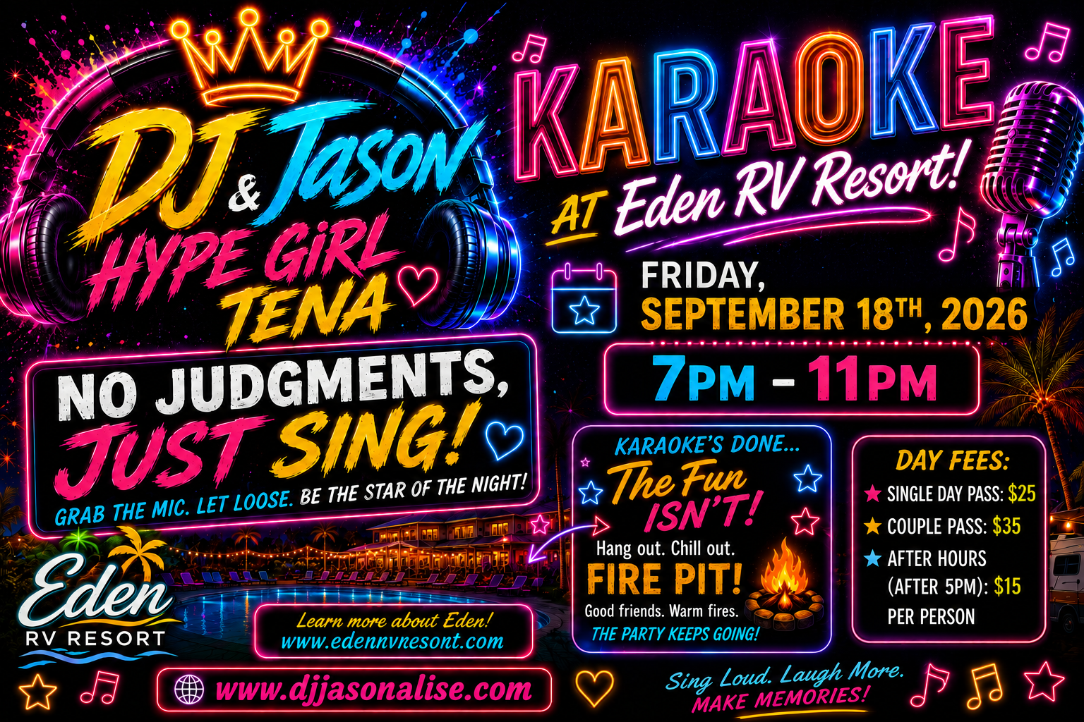 Karaoke @ Eden RV Resort