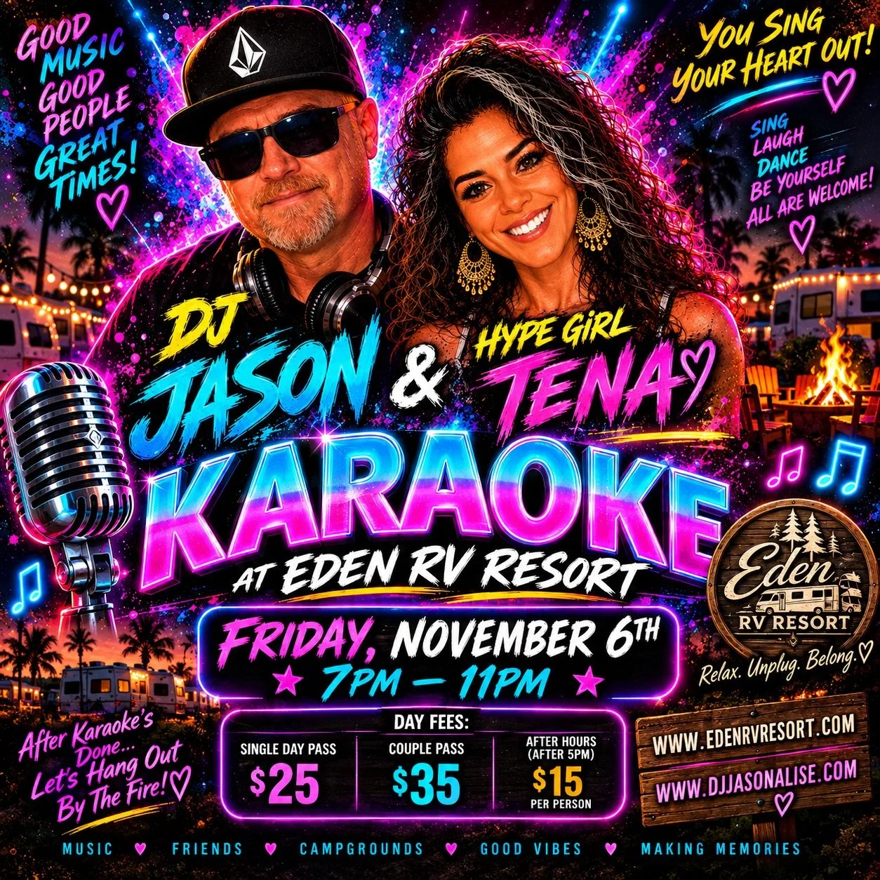 Karaoke- Eden RV Resort