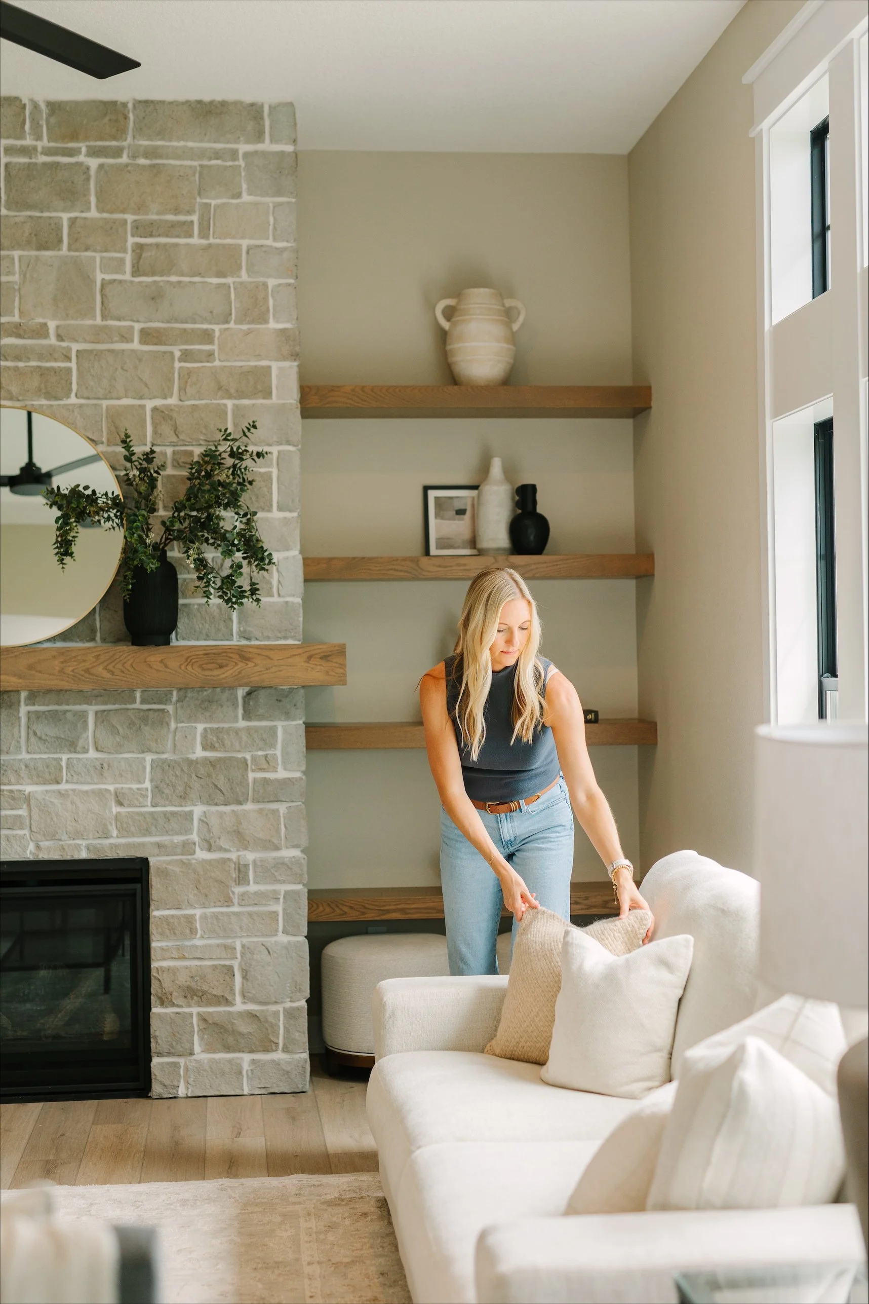 Abby Conley managing details during a Central Iowa real estate transaction