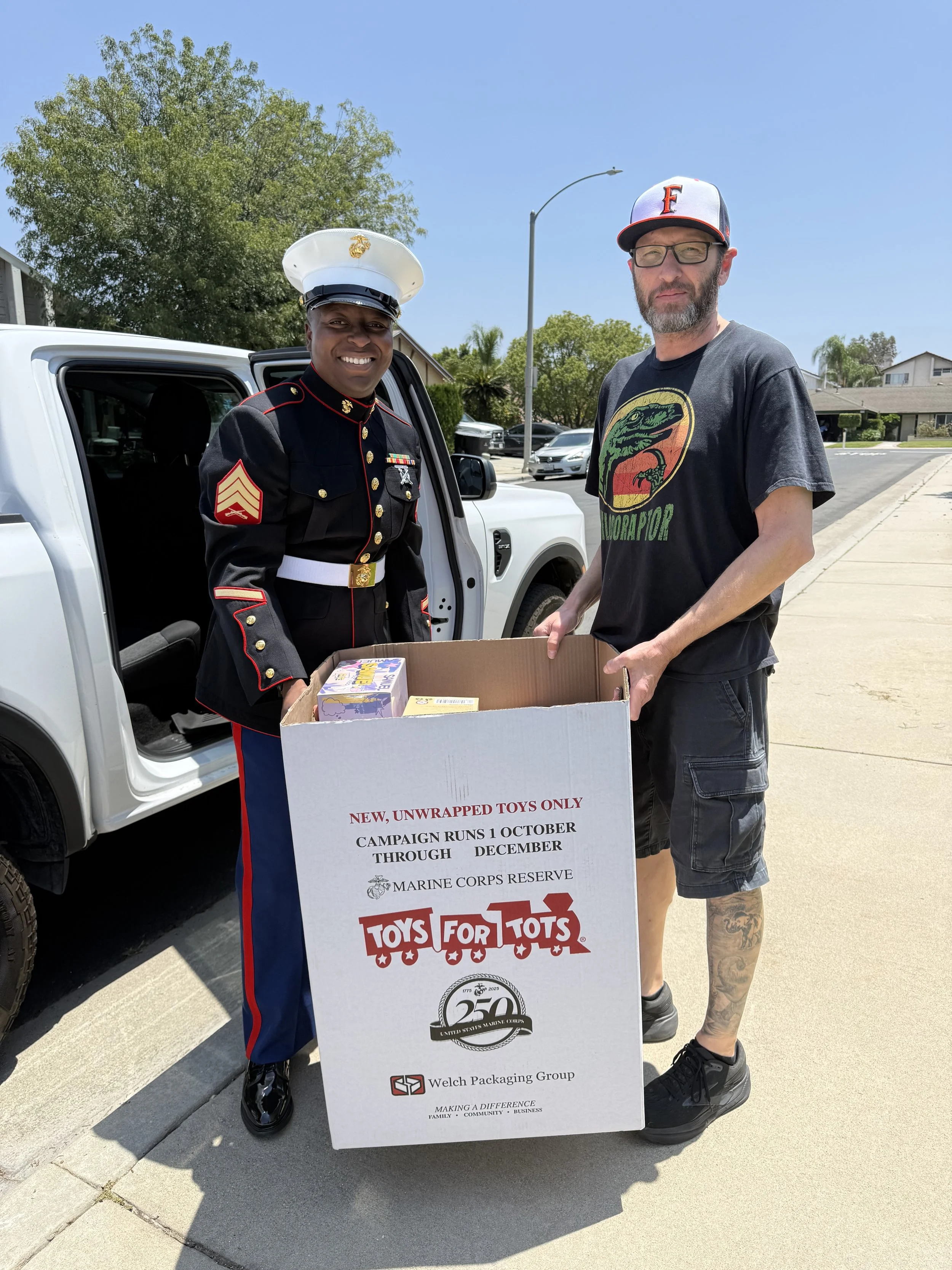 May Toys for Tots Donations