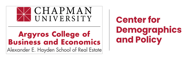 Chapman University, Argyros College of Business and Economics, Alexander E. Hayden School of Real Estate, Center for Demographics and Policy