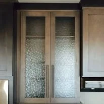 Custom Cabinet glass