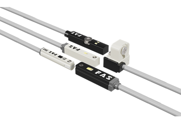 Multiple fiber optic cables with different colored labels and connectors.