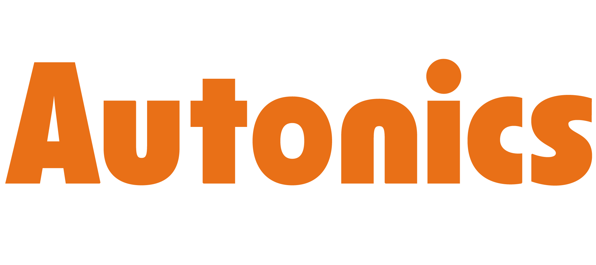 Autonics logo in black and orange text.