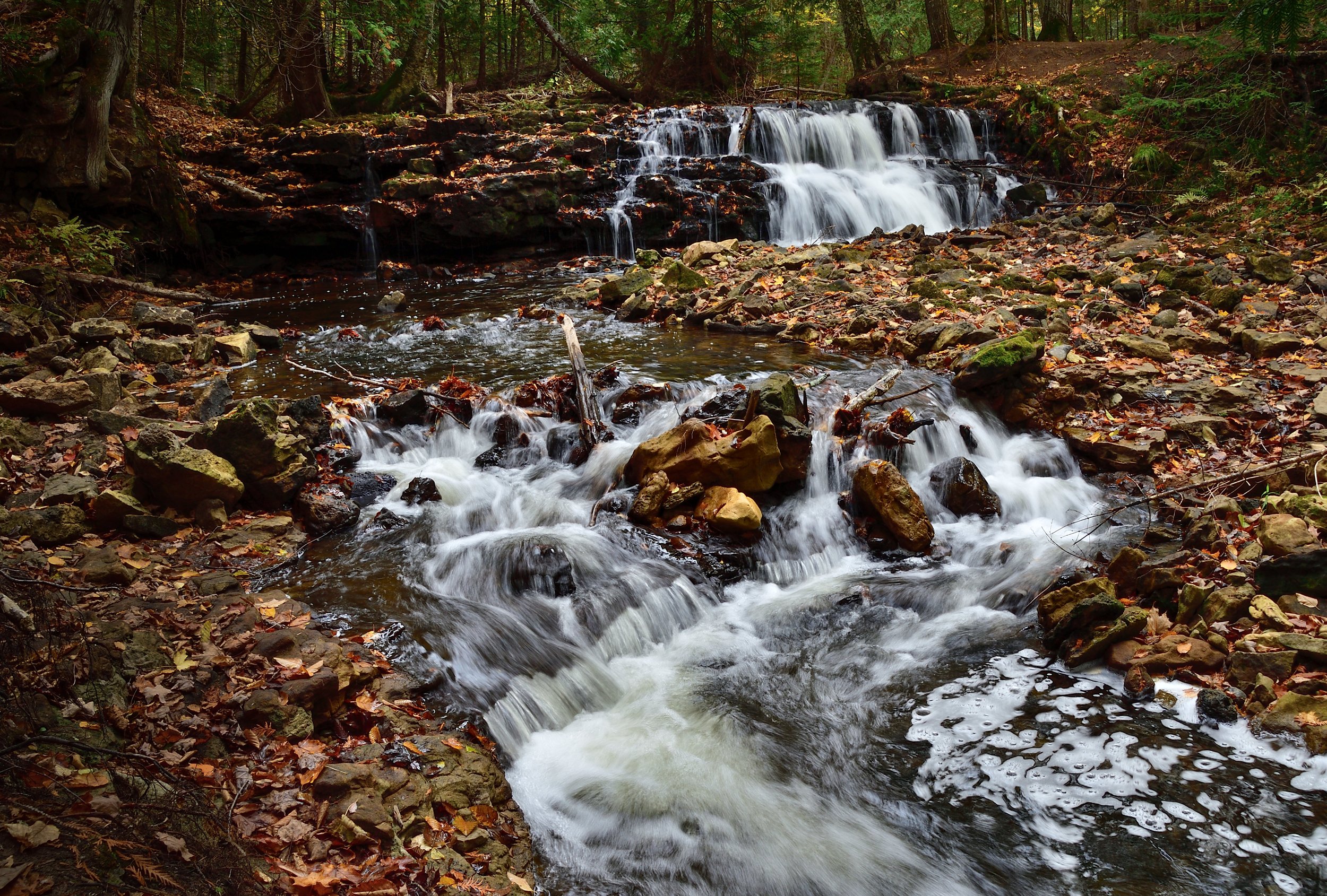 Waterfall & Stream