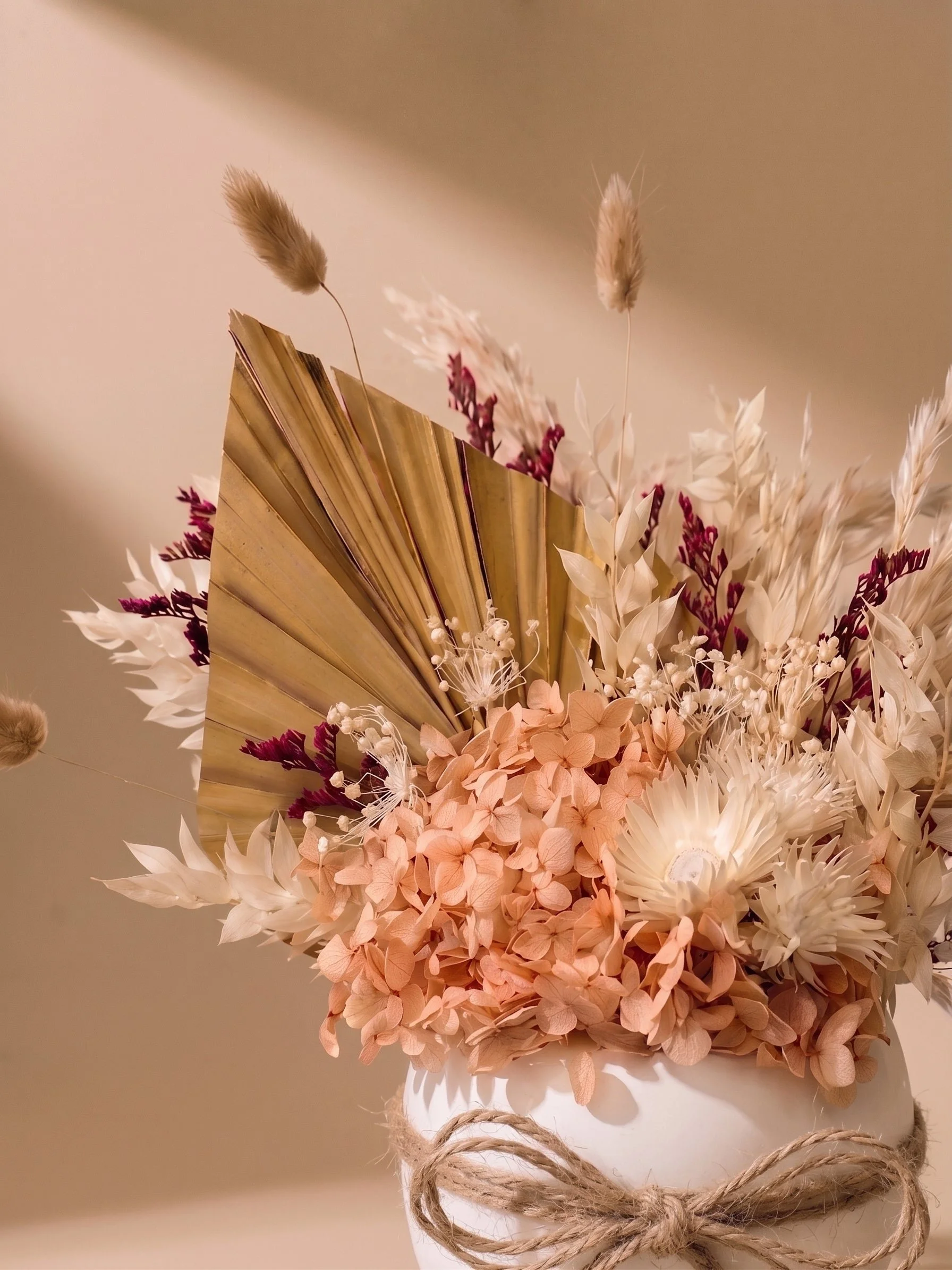 BohoBlushandBurgundyDriedFlowerArrangementinRoundVase2.jpg