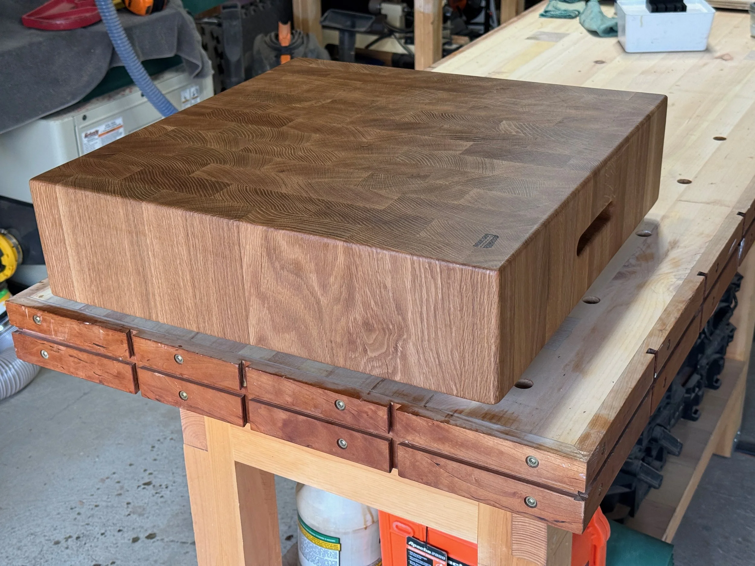 Building a 78 lb White Oak Butcher Block
