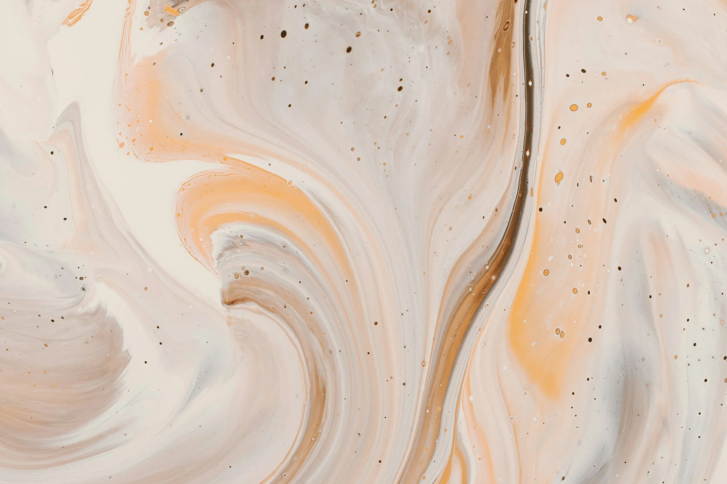 Abstract ivory and gold marbled texture