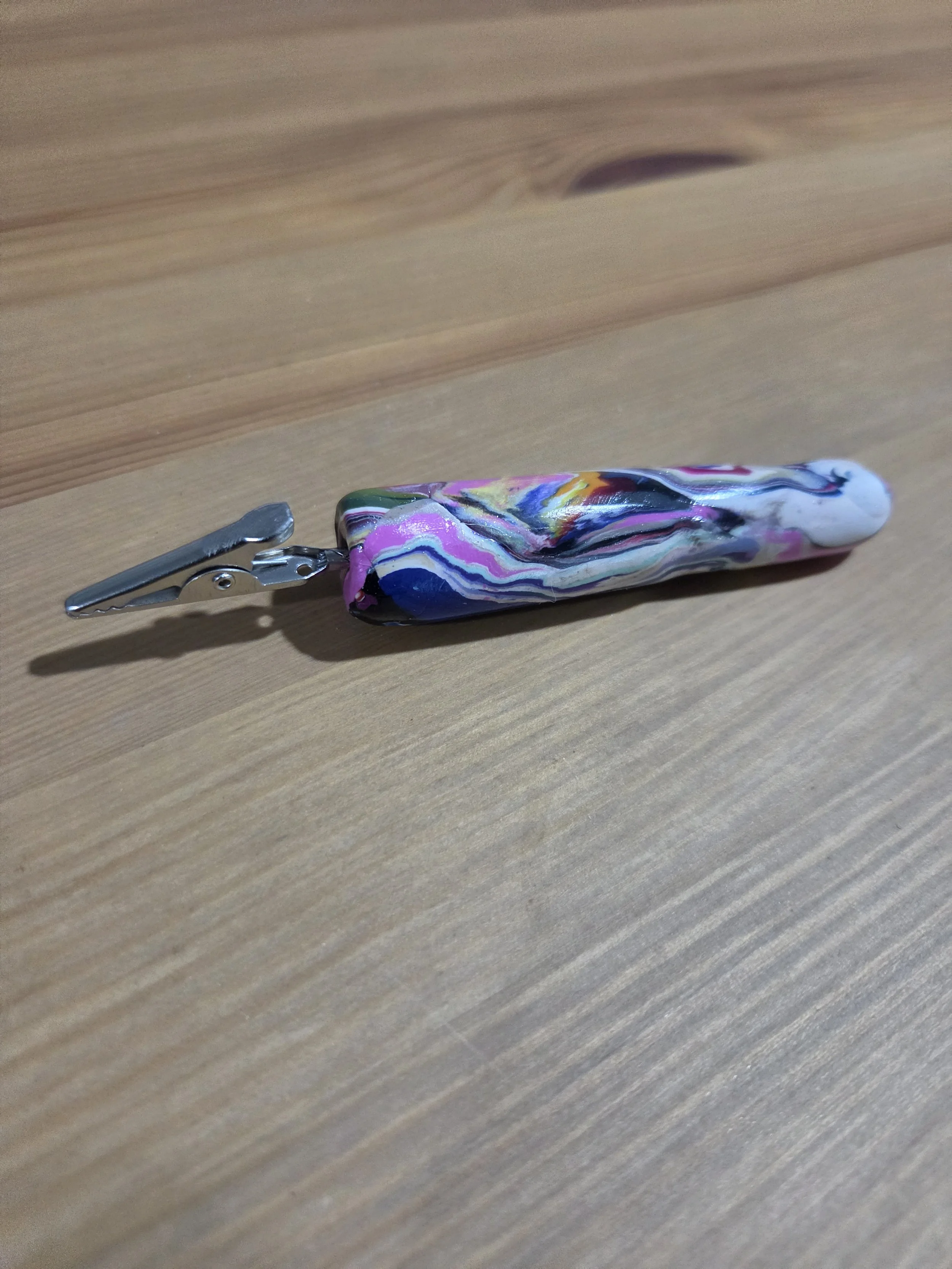 Handcrafted Stratosphere Alligator Clip
