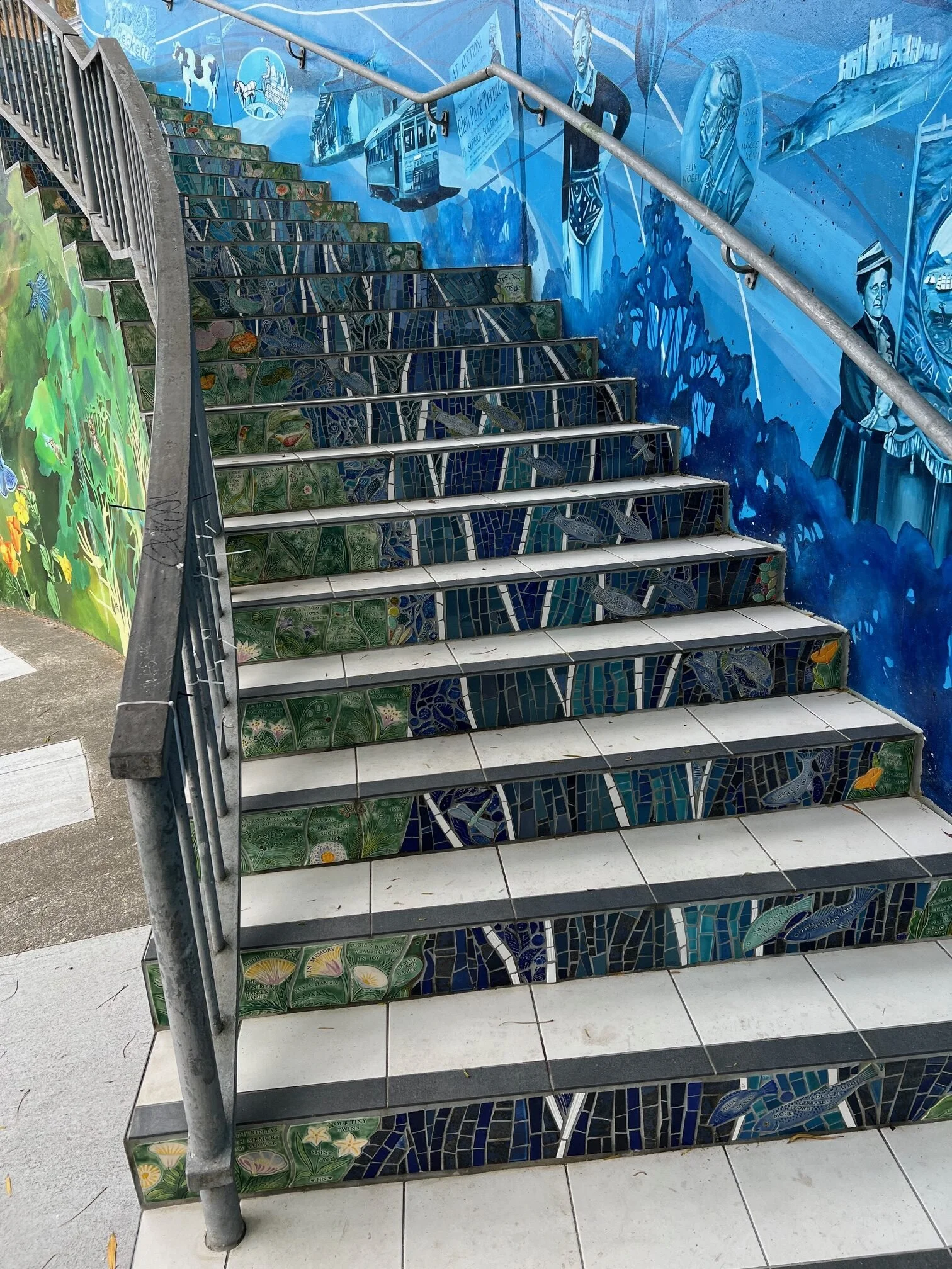 Burnside Tiled Steps — Glen Park Beautiful