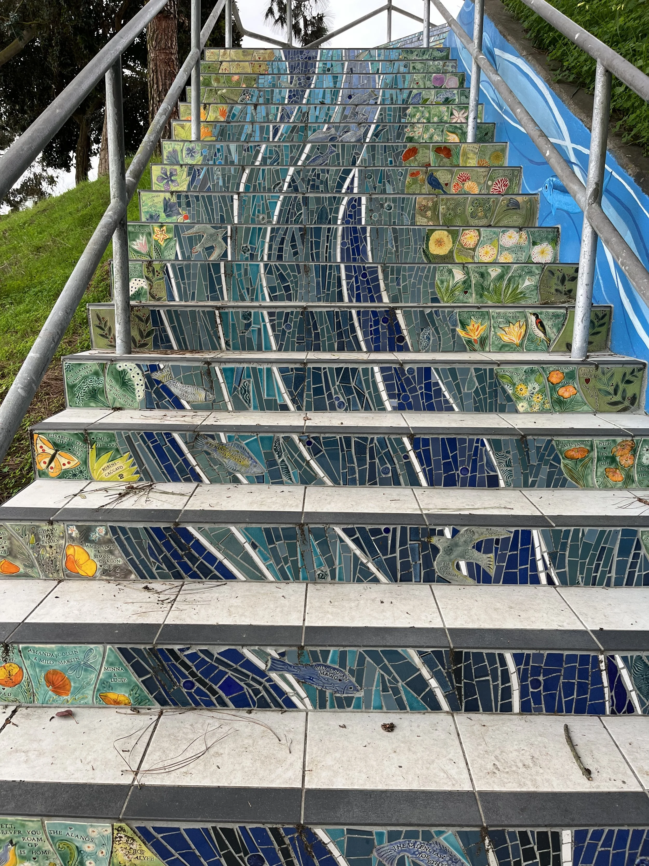 Burnside Tiled Steps — Glen Park Beautiful