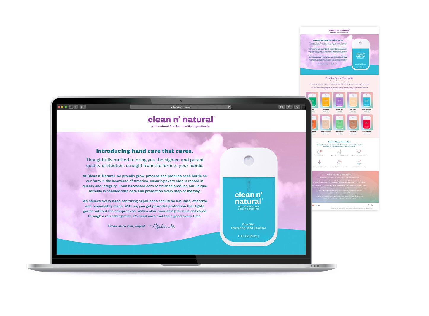 Clean n' Natural Website