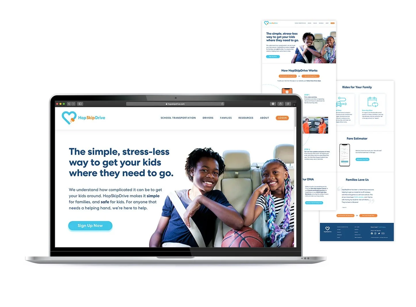 Hop Skip Drive Website