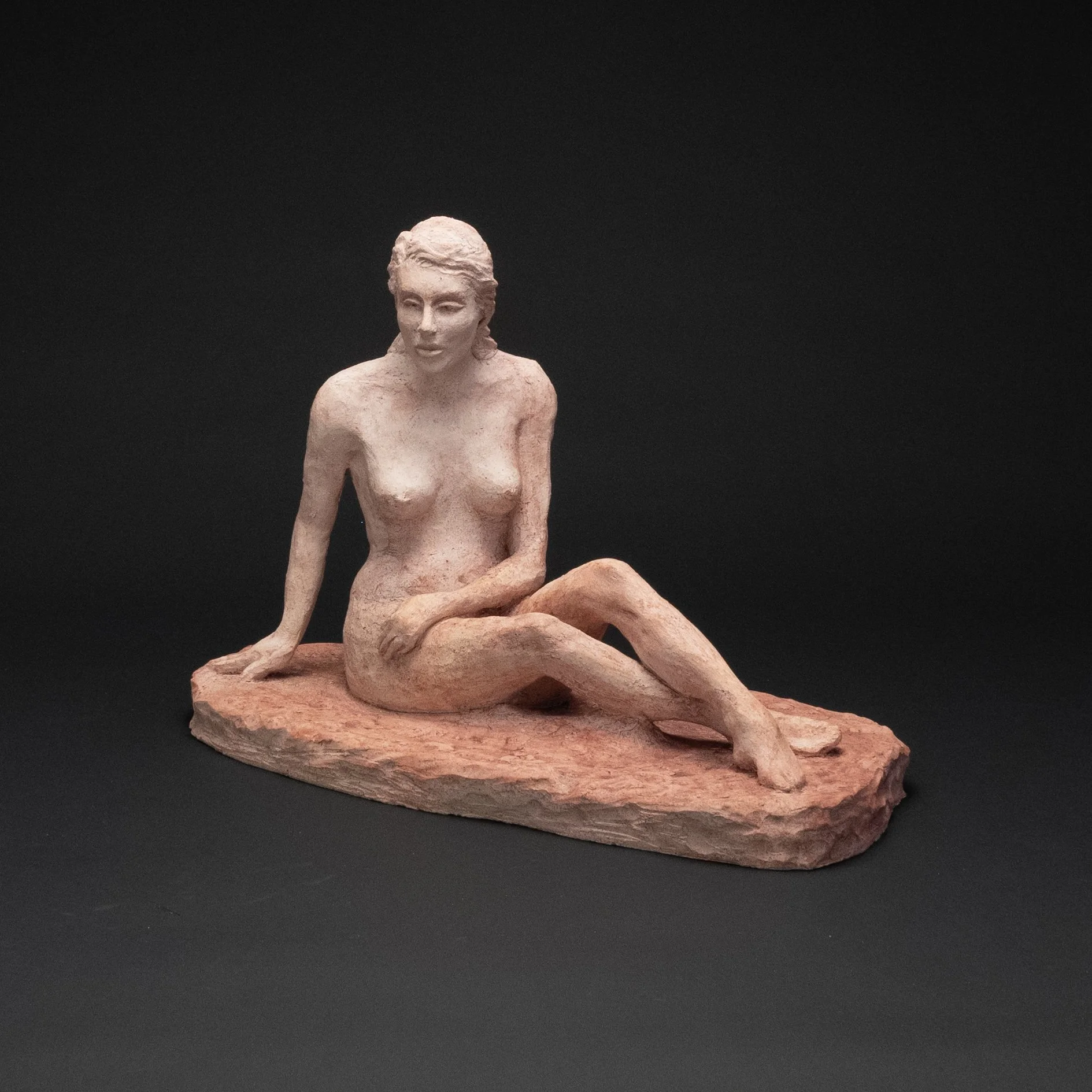 Elegant Ceramic Nude Figurine
