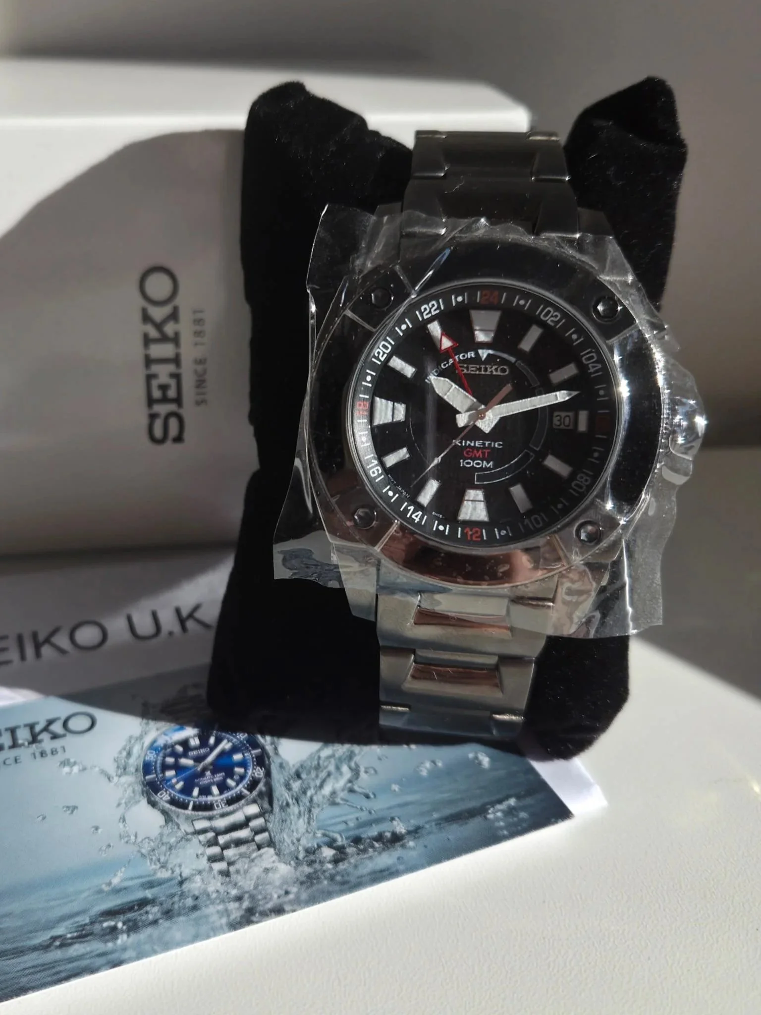 Seiko 5M65-0AB0 - Mens Watch - Box & Papers