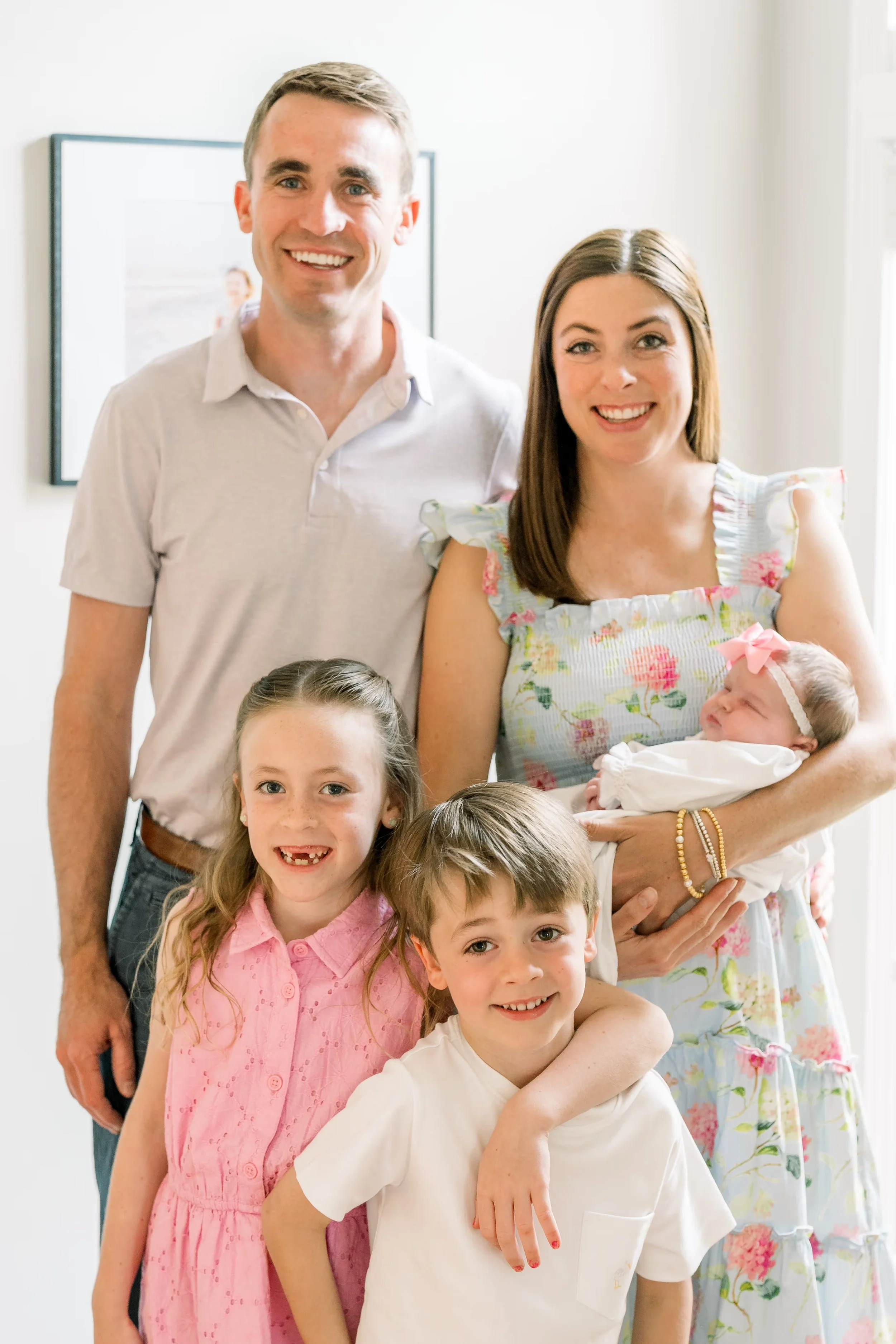 Dr. Jeff Cronley with his wife and kids
