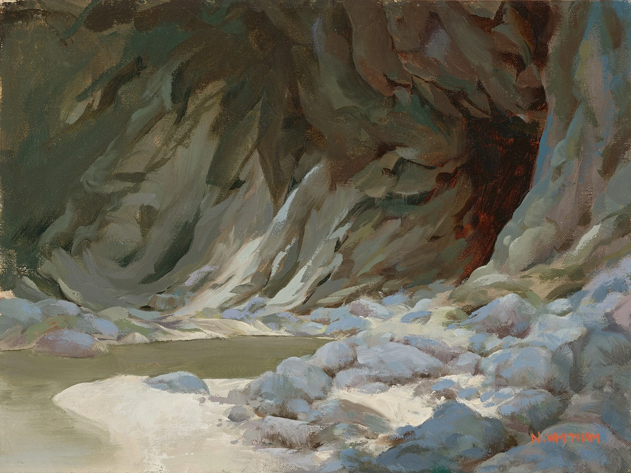 "Still, Here" 12x9