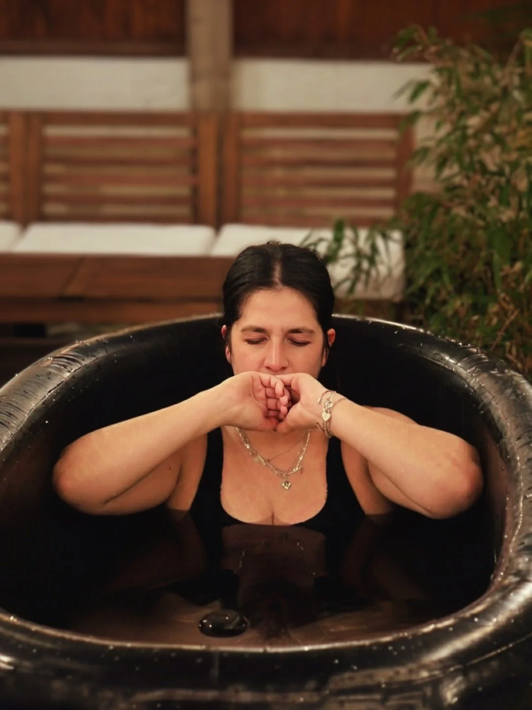 Quiet sauna session