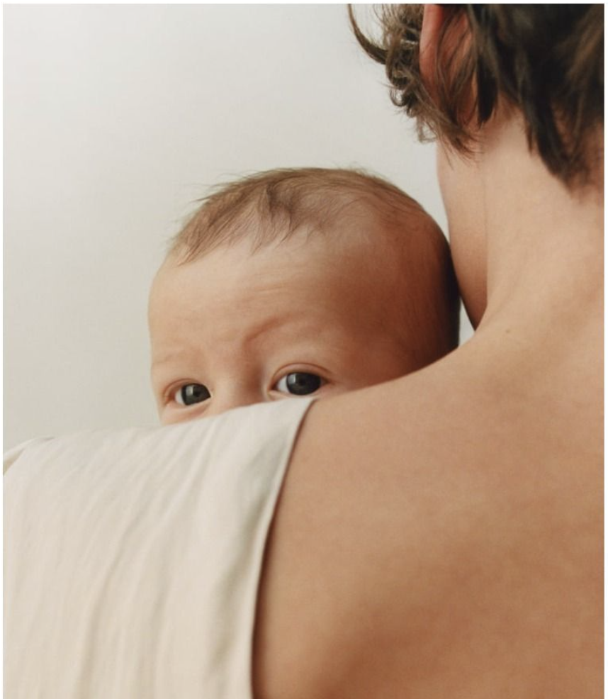 Parent and baby sauna session