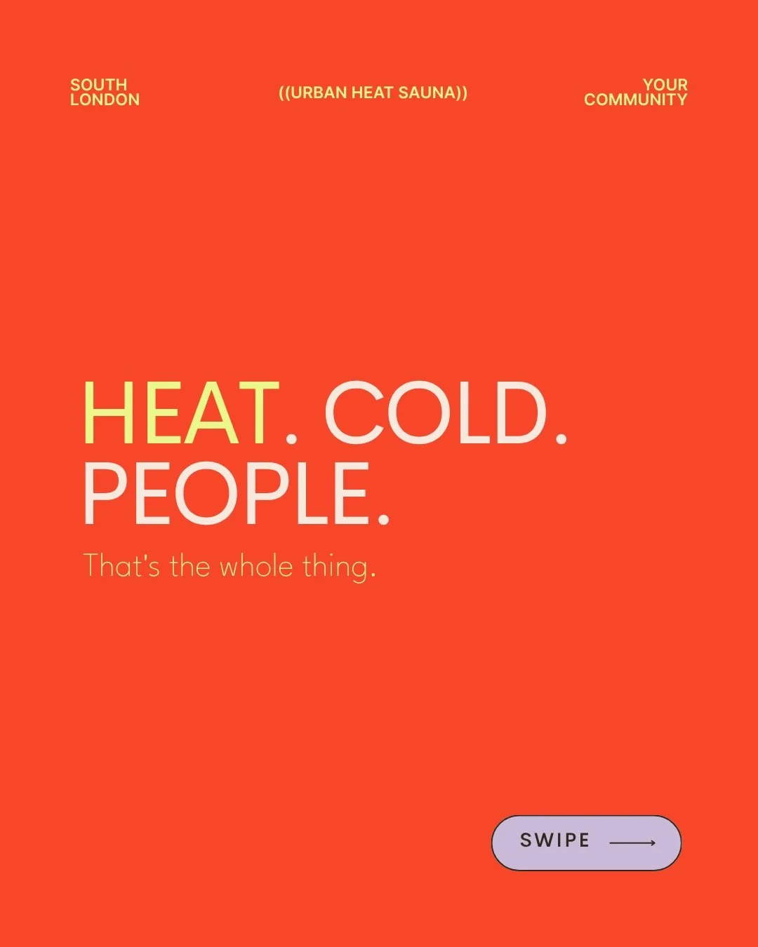 You come for the heat.
You stay for the conversations.

And somehow, chatting to strangers in towels starts to feel completely normal 🔥❄️

Tag someone you&rsquo;d want to sweat, plunge and chat with 👇