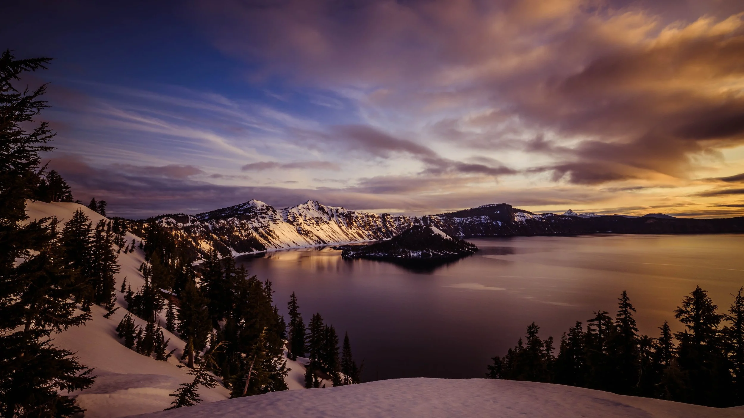 Crater Lake Sunrise