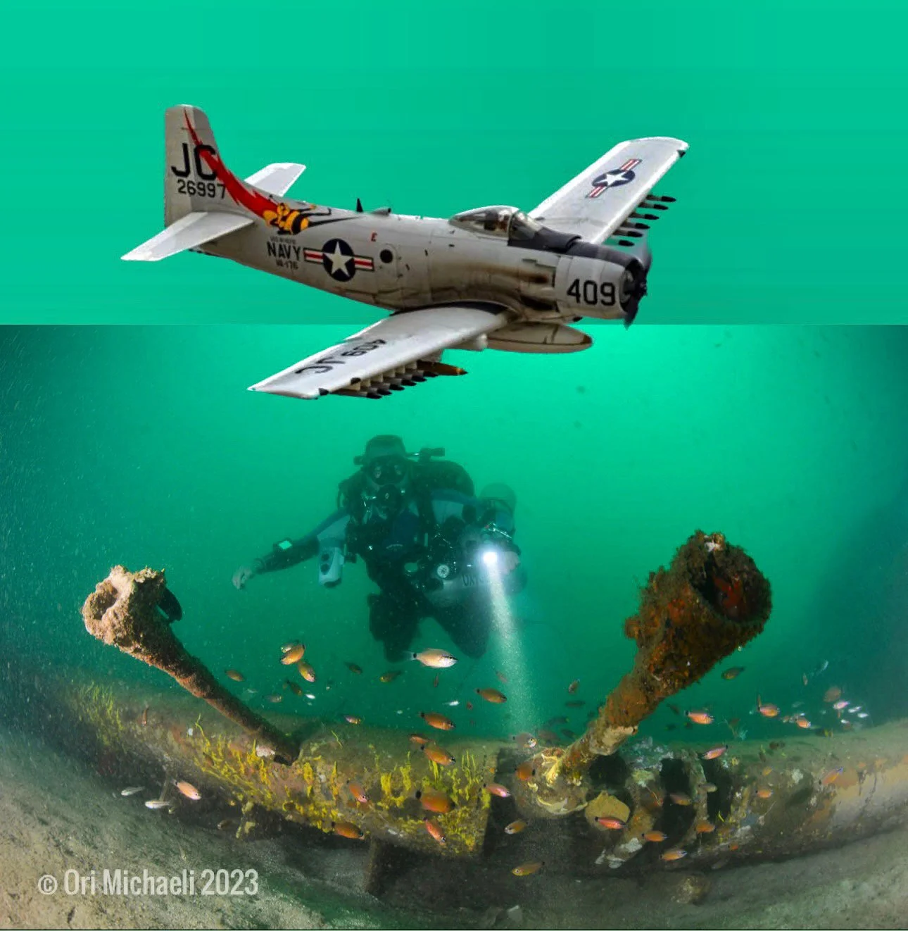 Douglas Skyraider (36m), Subic bay, Philippines