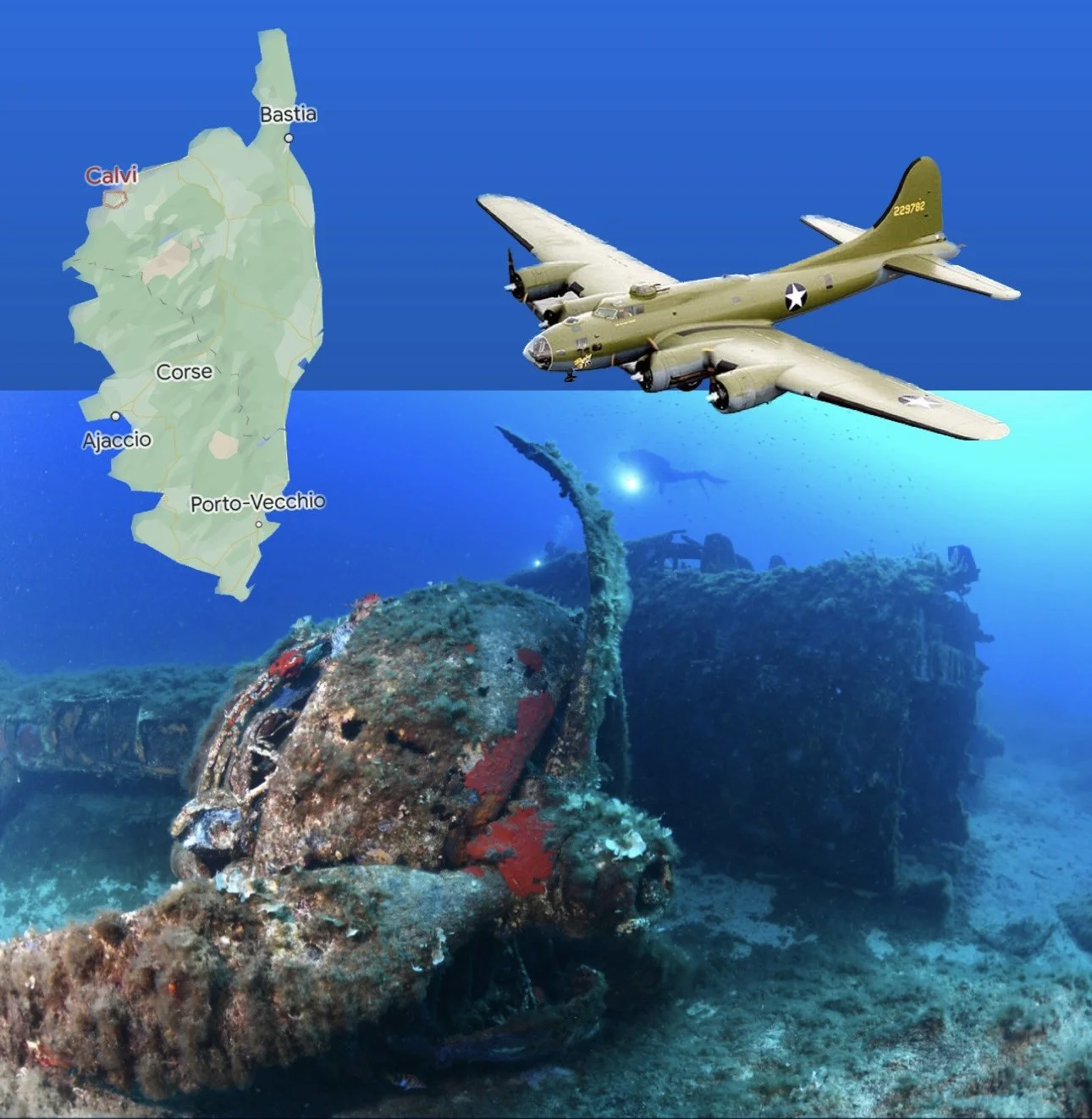 B17, Calvi, Corsica, France