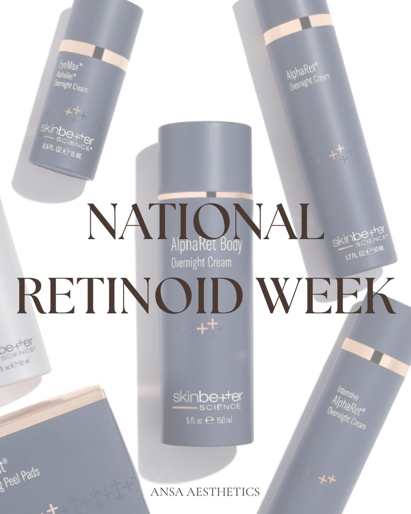 We&rsquo;re celebrating National Retinoid Week with @skinbetter❣️

Because the &ldquo;gold standard&rdquo; for anti-aging deserves a week of its own. 👏🏼 There&rsquo;s a reason AlphaRet is the #1 retinoid technology on the market - and this week, I&