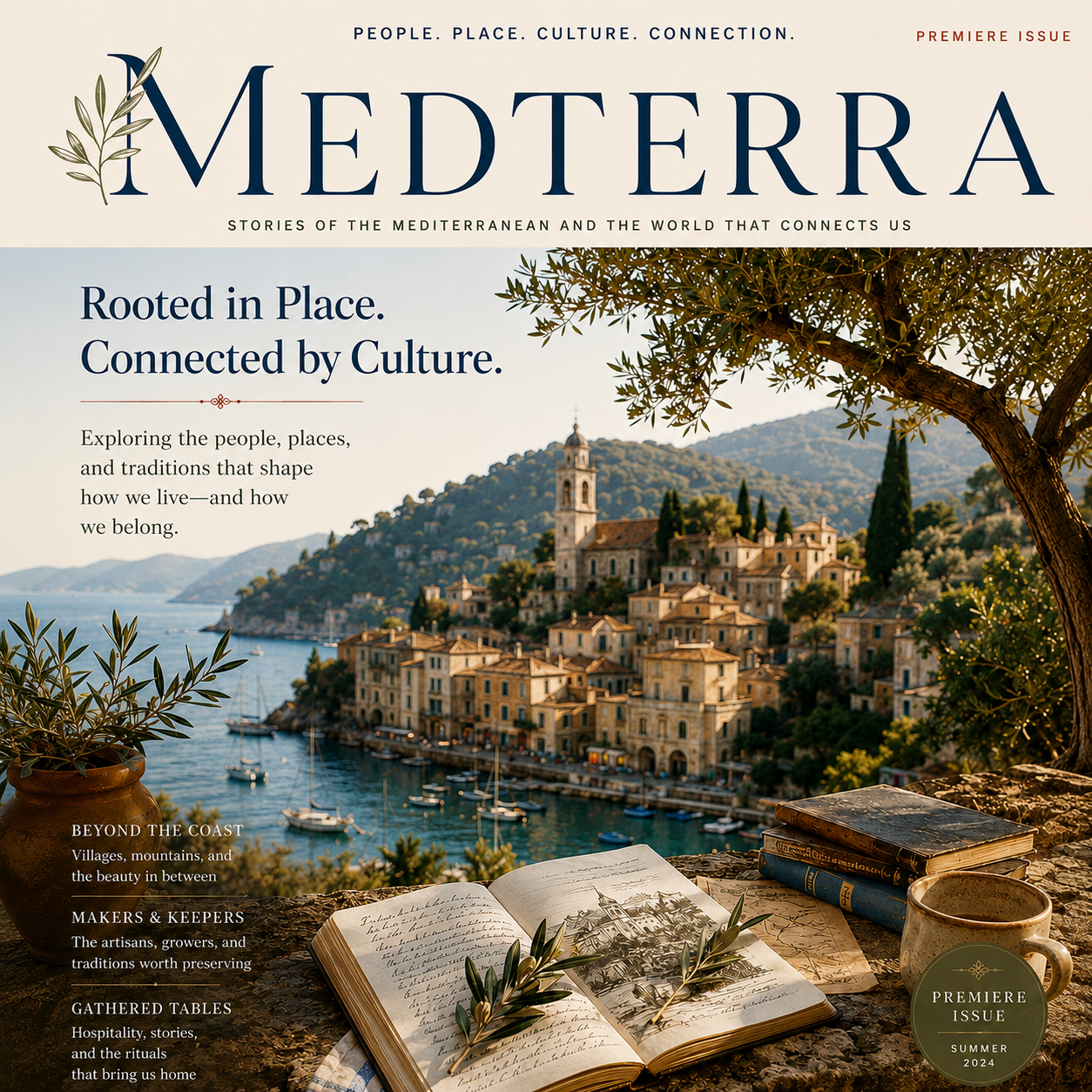 Medterra editorial project exploring Mediterranean culture, food, heritage, and place.