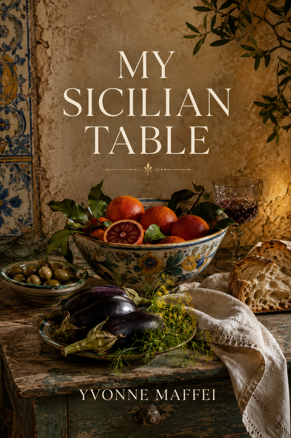 Cover of My Sicilian Table by Yvonne Maffei.