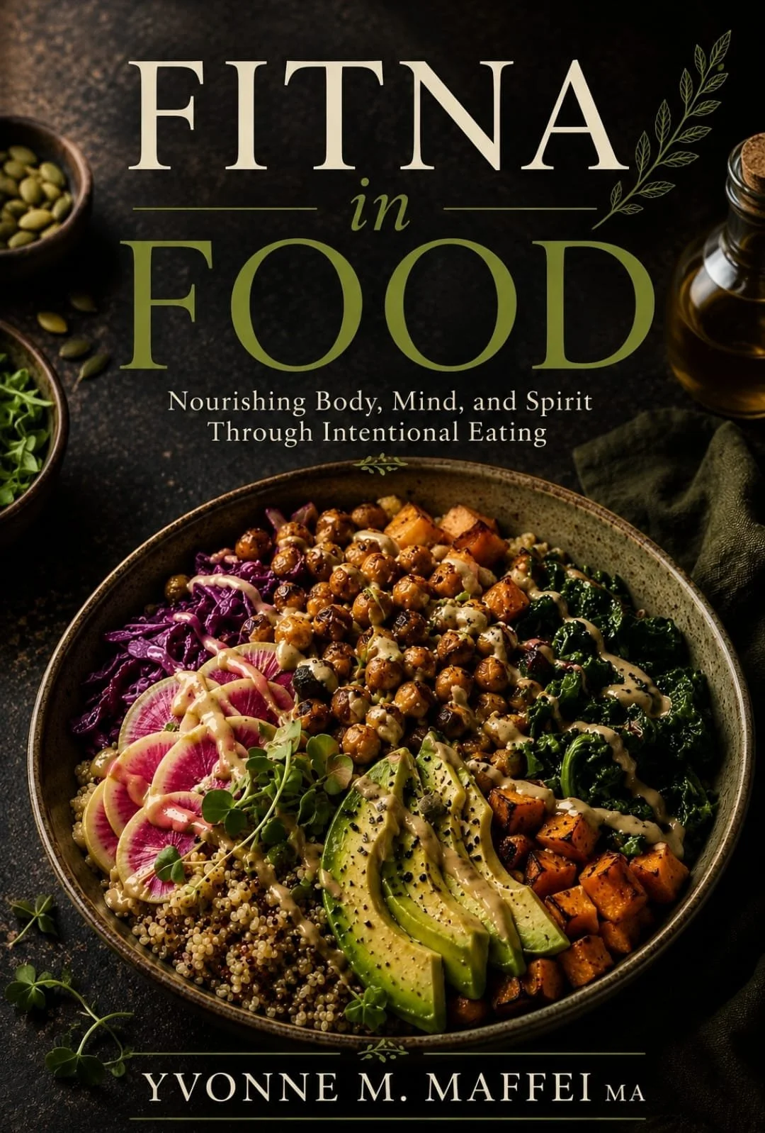Cover of Fitna in Food by Yvonne Maffei.