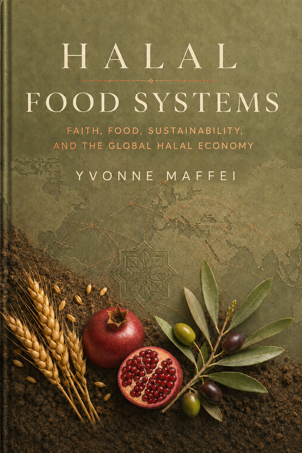 Cover of Halal Food Systems: Faith, Food, Sustainability and the Global Halal Economy by Yvonne Maffei.