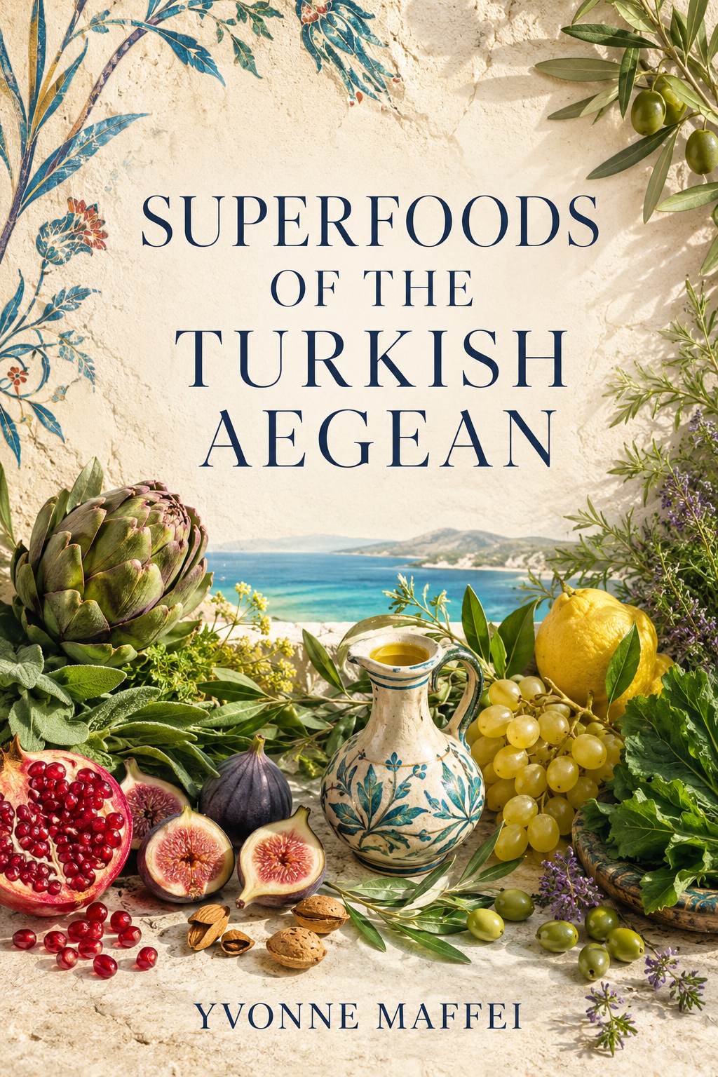 Cover of Superfoods of the Turkish Aegean by Yvonne Maffei.