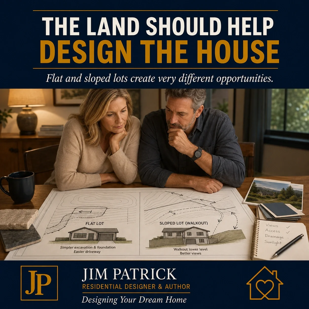 Flat Lot or Sloped Lot: How Site Conditions Affect Home Design