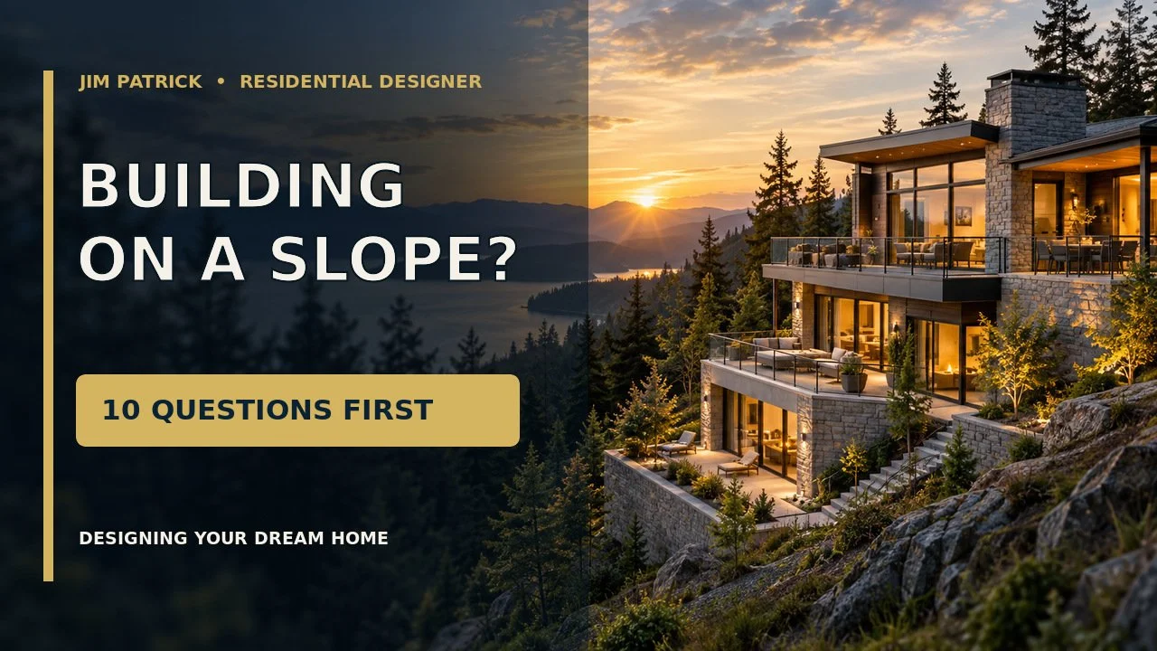 Building on a Sloped Lot? 10 Questions to Answer First