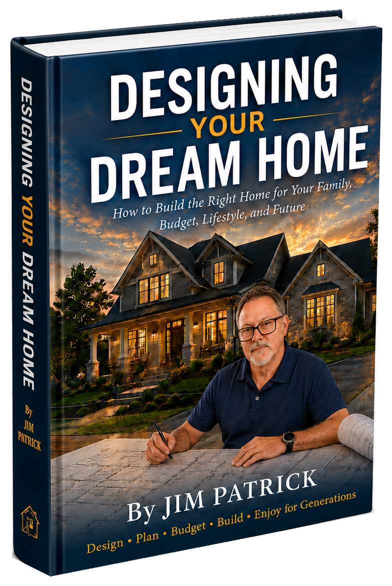 3D hardcover edition of Designing Your Dream Home by Jim Patrick