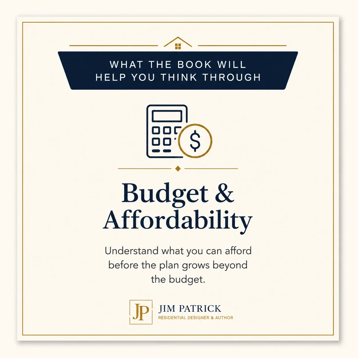 Book topic card for floor plans and daily function, showing that Designing Your Dream Home helps homeowners plan flow, storage, privacy, and room relationships before drawing rooms.