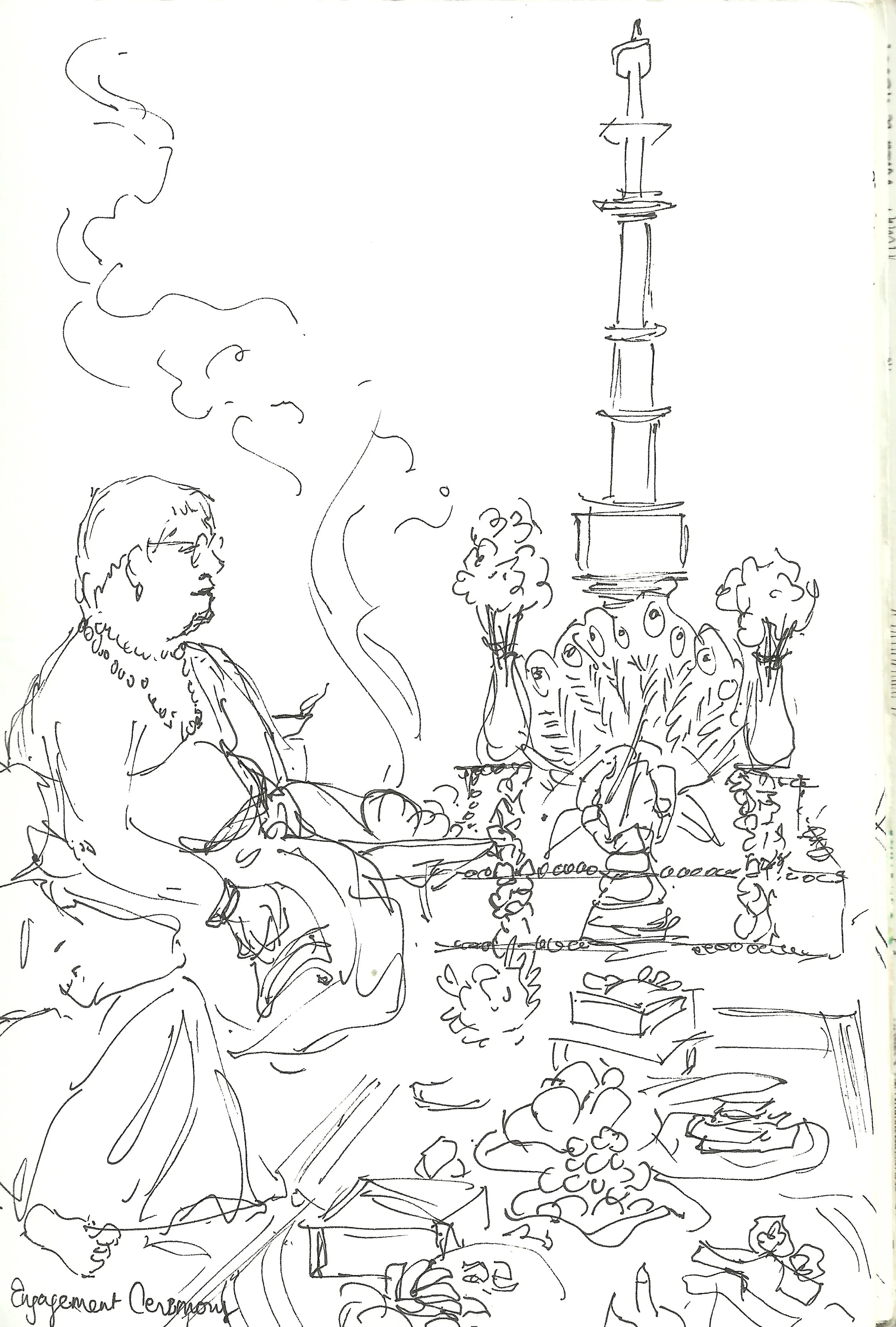 Hindi priest at an engagement ceremony in Raub.jpeg