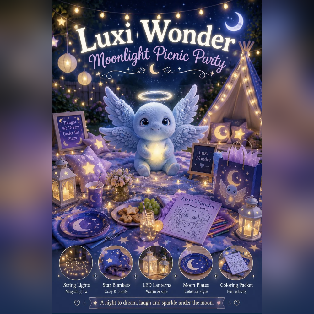 Magical Moonlight Picnic Party with Luxi Wonder